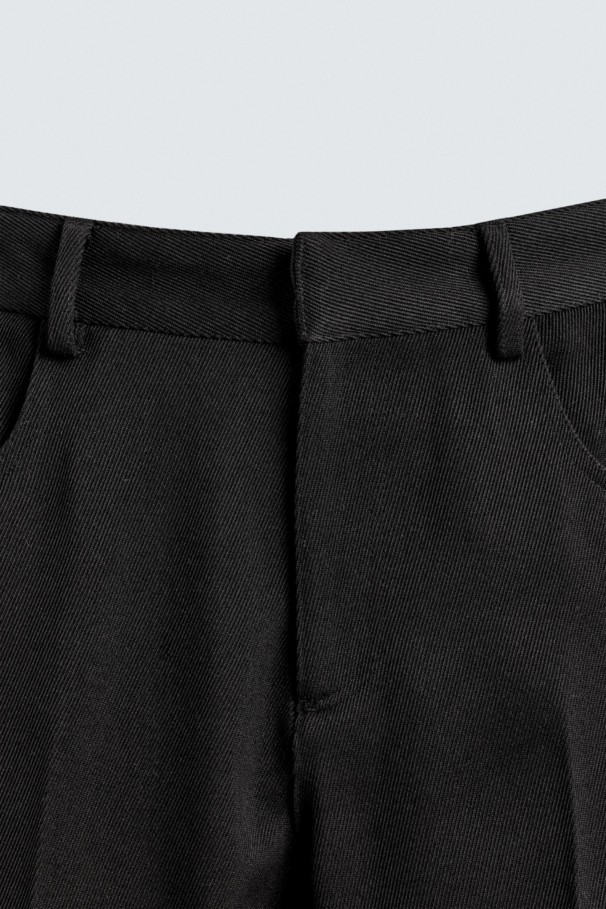 FLARE FIT TWILL PANTS